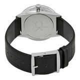 Calvin Klein Accent Black Dial Black Leather Strap Watch for Men - K2Y2X1C3 Authentic Buy Shop Now