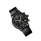 Calvin Klein Post Minimal Chronograph Black Dial Black Leather Strap Watch for Men - K7627401 Authentic Buy Shop Now