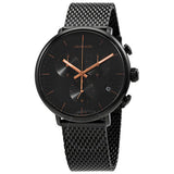 Calvin Klein High Noon Black Dial Black Mesh Bracelet Watch for Women - K8M27421 Authentic Buy Shop Now