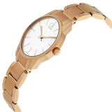 Calvin Klein City White Dial Gold Steel Strap Watch for Women - K2G23546 Authentic Buy Shop Now