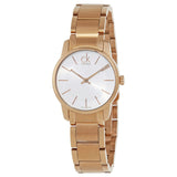 Calvin Klein City White Dial Rose Gold Steel Strap Watch for Men - K2G21646 Authentic Buy Shop Now