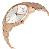 Calvin Klein City White Mother of Pearl Dial Rose Gold Steel Strap Watch for Women - K2G23646 Authentic Buy Shop Now