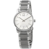 Calvin Klein City Silver Dial Silver Steel Strap Watch for Women - K2G23126 Authentic Buy Shop Now