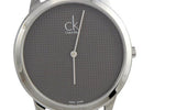 Calvin Klein Minimalist Black Dial Silver Mesh Bracelet Watch for Men - K3M2112X Authentic Buy Shop Now