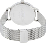 Calvin Klein City Chronograph White Dial Silver Mesh Bracelet Watch for Men - K2G27126 Authentic Buy Shop Now