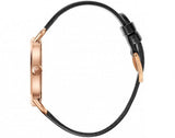 Calvin Klein Even White Dial Black Leather Strap Watch for Women - K7B216C6 Authentic Buy Shop Now