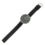 Calvin Klein Full Moon Black Dial Black Leather Strap Watch for Women - K8Y231C1 Authentic Buy Shop Now