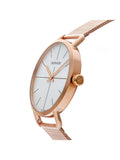 Calvin Klein Even White Dial Rose Gold Mesh Bracelet Watch for Women - K7B21626 Authentic Buy Shop Now