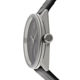 Calvin Klein Accent Black Dial Black Leather Strap Watch for Women - K2Y231C3 Authentic Buy Shop Now