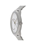 Calvin Klein Minimal White Dial Silver Mesh Bracelet Watch for Women - K3M5215X Authentic Buy Shop Now