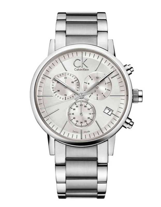 Calvin Klein City White Dial Silver Steel Strap Watch for Men - K2G27146 Authentic Buy Shop Now