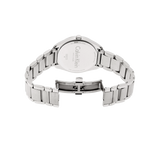 Calvin Klein City Chronograph White Dial Silver Steel Strap Watch for Men - K2G271Z6 Authentic Buy Shop Now