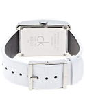 Calvin Klein Window White Dial White Leather Strap Watch for Men - K2M21120 Authentic Buy Shop Now