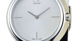 Calvin Klein Skirt White Dial White Leather Strap Watch for Women - K2U231K6 Authentic Buy Shop Now