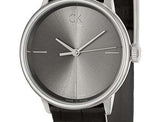 Calvin Klein Accent Black Dial Black Leather Strap Watch for Women - K2Y2Y1C3 Authentic Buy Shop Now