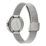 Calvin Klein Firm Black Dial Silver Mesh Bracelet Watch for Women - K3N23121 Authentic Buy Shop Now