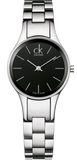Calvin Klein Simplicity Black Dial Silver Steel Strap Watch for Women - K4323130 Authentic Buy Shop Now