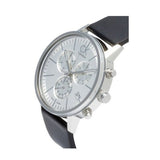 Calvin Klein Post Minimal White Dial Black Leather Strap Watch for Men - K7627120 Authentic Buy Shop Now