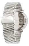 Calvin Klein White Dial Silver Mesh Bracelet Watch for Women - K8M21126 Authentic Buy Shop Now