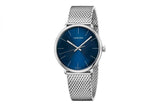 Calvin Klein High Noon Quartz Blue Dial Silver Mesh Bracelet Watch for Men - K8M2112N Authentic Buy Shop Now