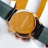 Calvin Klein Posh Grey Dial Black Leather Strap Watch for Men - K8Q376C3 Authentic Buy Shop Now