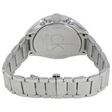 Calvin Klein Masculine Chronograph White Dial Silver Steel Strap Watch for Men - K2H27126 Authentic Buy Shop Now