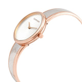 Calvin Klein Seduce Silver Dial Two Tone Steel Strap Watch for Women - K4E2N61Y Authentic Buy Shop Now