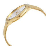Calvin Klein Minimal White Dial Gold Mesh Bracelet Watch for Men - K3M21526 Authentic Buy Shop Now