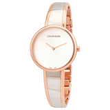 Calvin Klein Seduce Silver Dial Two Tone Steel Strap Watch for Women - K4E2N61Y Authentic Buy Shop Now