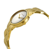 Calvin Klein Snake Silver Dial Yellow Gold Steel Strap Watch For Women - K6E23546 Authentic Buy Shop Now