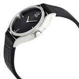 Calvin Klein Skirt Black Dial Black Leather Strap Watch for Women - K2U231C1 Authentic Buy Shop Now
