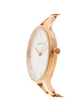Calvin Klein Graphic Silver Dial Rose Gold Steel Strap Watch for Women - K7E23646 Authentic Buy Shop Now