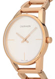 Calvin Klein Stately White Dial Rose Gold Steel Strap Watch for Women - K3G23626 Authentic Buy Shop Now