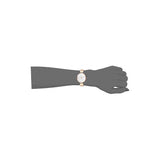 Calvin Klein Wavy White Dial Rose Gold Steel Strap Watch for Women - K9U23646 Authentic Buy Shop Now