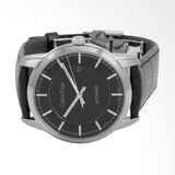 Calvin Klein Infinity Automatic Black Dial Black Leather Strap Watch for Men - K5S341C1 Authentic Buy Shop Now