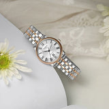 Tissot T Classic Carson Premium 30 White Dial Two Tone Steel Strap Watch for Women - T122.207.22.033.00 Authentic Buy Shop Now