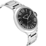 Cartier Ballon Bleu de Cartier Black Dial Silver Steel Strap Watch for Men - W6920042 Authentic Buy Shop Now