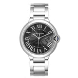Cartier Ballon Bleu de Cartier Black Dial Silver Steel Strap Watch for Men - W6920042 Authentic Buy Shop Now