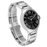 Cartier Ballon Bleu de Cartier Black Dial Silver Steel Strap Watch for Men - W6920042 Authentic Buy Shop Now
