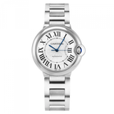 Cartier Ballon Bleu De Cartier Silver Dial Silver Steel Strap Watch for Women - WSBB0044 Authentic Buy Shop Now