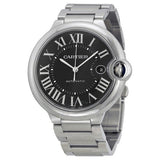 Cartier Ballon Bleu de Cartier Black Dial Silver Steel Strap Watch for Men - W6920042 Authentic Buy Shop Now