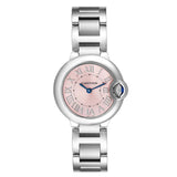 Cartier Ballon Bleu de Cartier Pink Dial Silver Steel Strap Watch for Women - W6920038 Authentic Buy Shop Now
