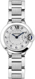 Cartier Ballon Bleu de Cartier Diamonds Silver Dial Silver Steel Strap Watch for Women - WE902073 Authentic Buy Shop Now