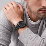 Fossil Brox Multifunction Blue Dial Grey Steel Strap Watch for Men - BQ2798 Authentic Buy Shop Now