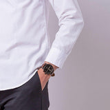 Fossil Brox Multifunction Grey Dial Brown Leather Strap Watch for Men - BQ2800 Authentic Buy Shop Now