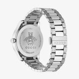 Gucci G Timeless Black Dial Silver Steel Strap Watch For Women - YA1264029A Authentic Buy Shop Now