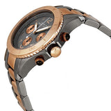 Marc Jacobs Marc Chronograph Grey Dial Two Tone Steel Strap Watch for Men - MBM3157 Authentic Buy Shop Now