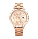 Tommy Hilfiger Carly Rose Gold Dial Rose Gold Steel Strap Watch for Women - 1781788 Authentic Buy Shop Now