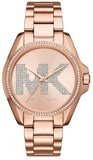 Michael Kors Bradshaw Quartz Rose Gold Dial Rose Gold Steel Strap Watch For Women - MK6556 Authentic Buy Shop Now