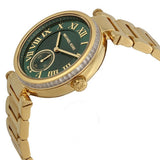 Michael Kors Skylar Green Dial Gold Steel Strap Watch for Women - MK6065 Authentic Buy Shop Now